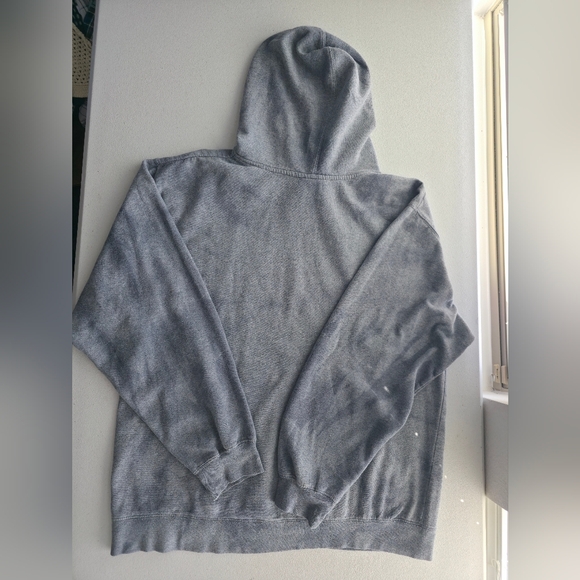 Thrasher Silver Flame Hoodie Grey Tie Dye Skate Aesthetic Streetwear Large - Picture 8 of 12